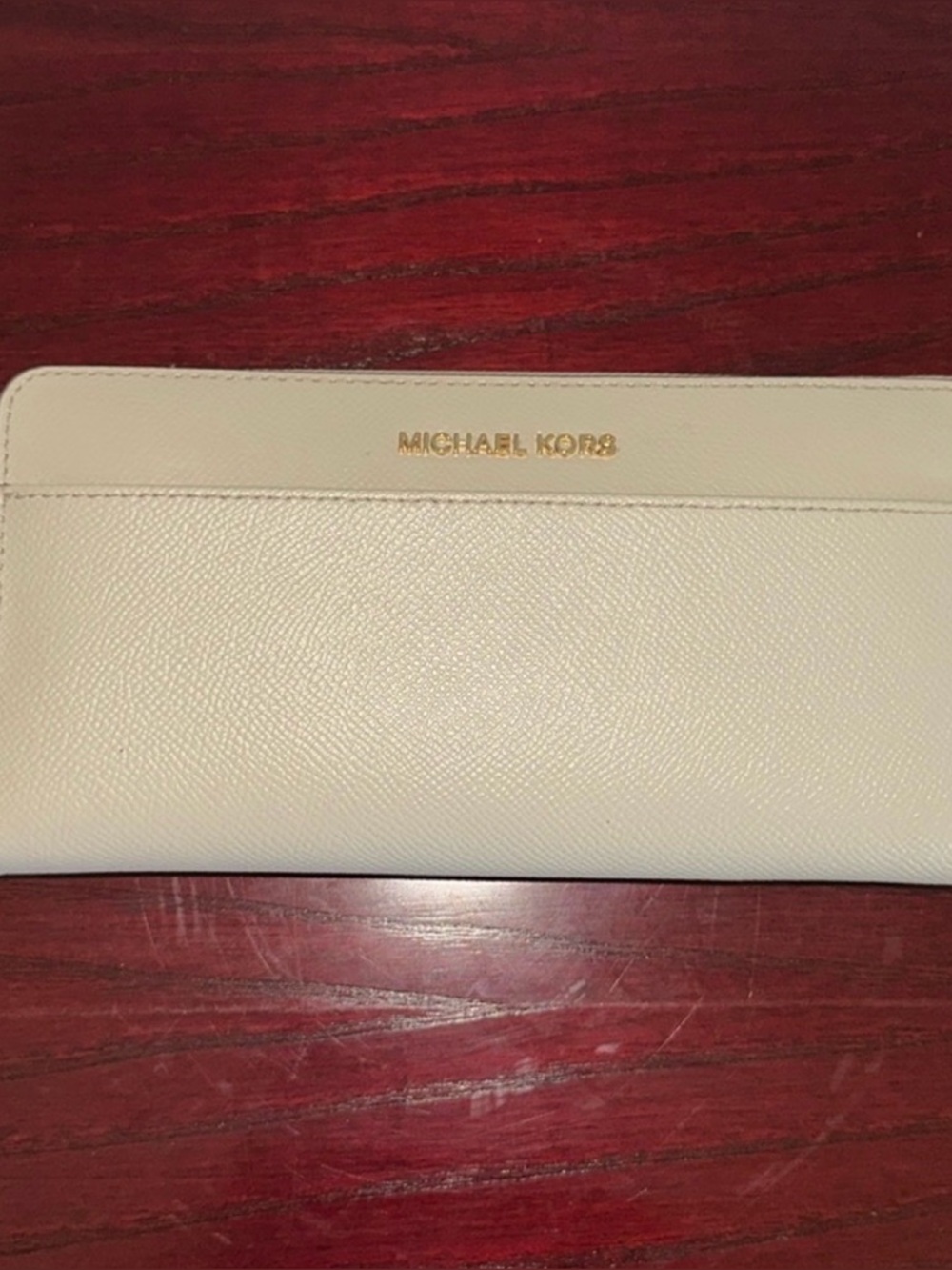 NWOT Michael Kors Tan Zipper Large Wallet
